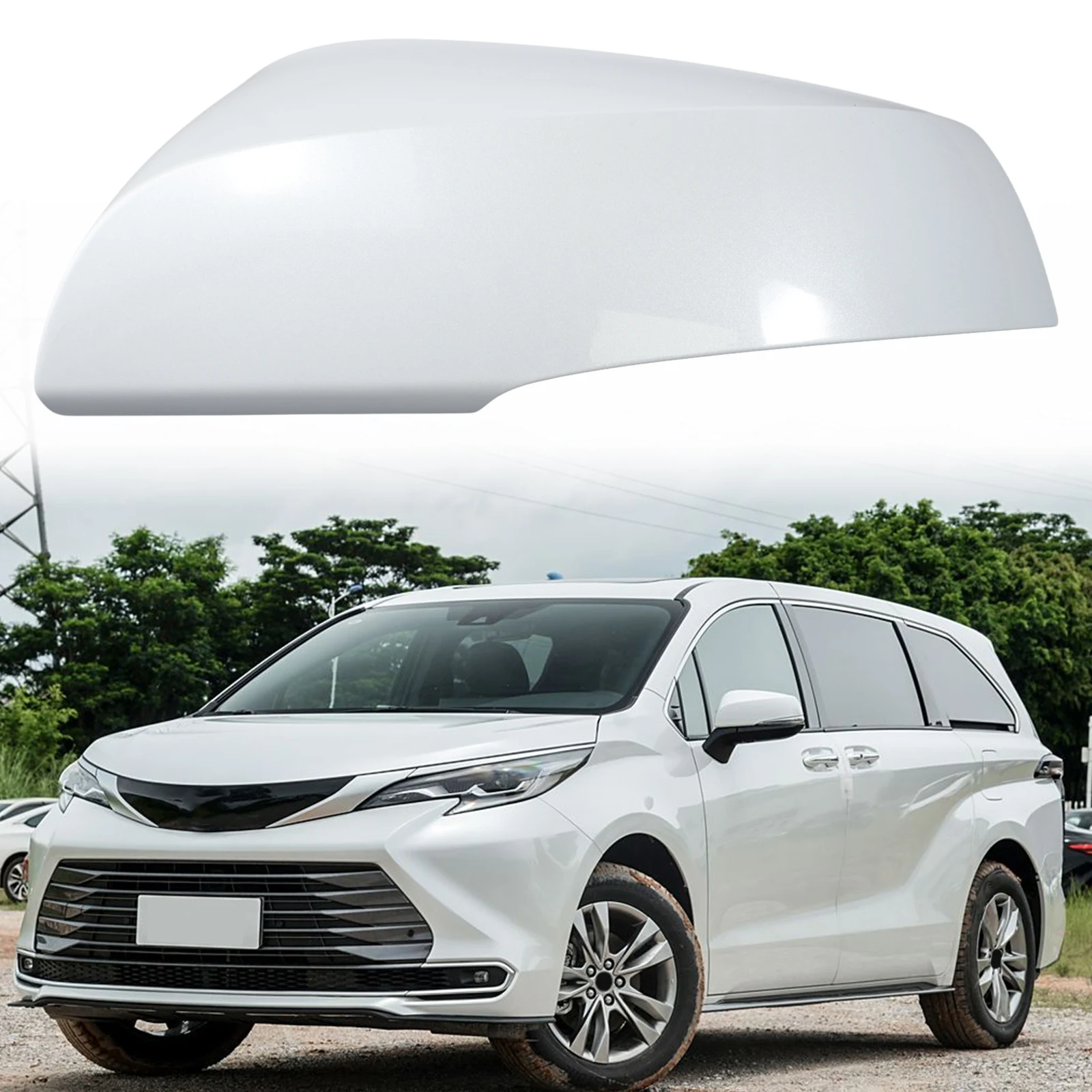 

Rearview Mirror Shell LH Side Wing Mirror Cap For Rearview Mirror Replacement Wide Side View Withstand Weather Conditions