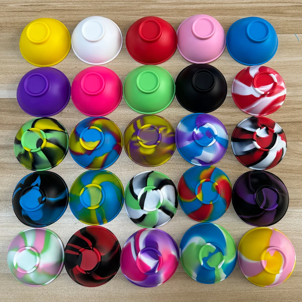 10Pcs Mini Bowl 67mm Kitchen Storage Box Silicone Bowl Container Jar Tobacco Herb Smoking Accessories Smoke Tool For Grinder