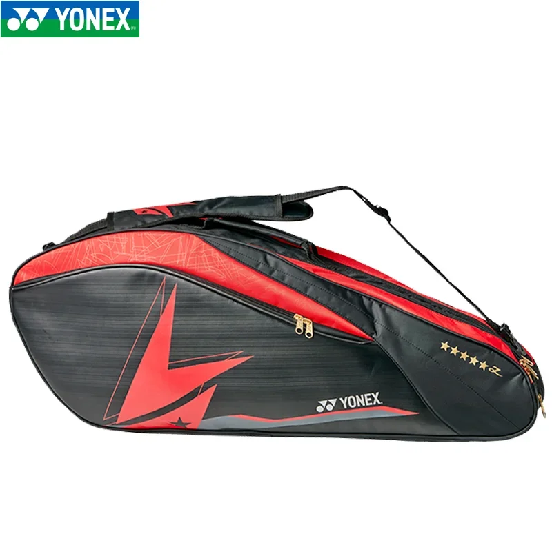 

YONEX New Badminton Bag Tennis Bag Men's and Women's Handbag Backpack 6 Pieces with Independent Shoe Compartment Large Capacity