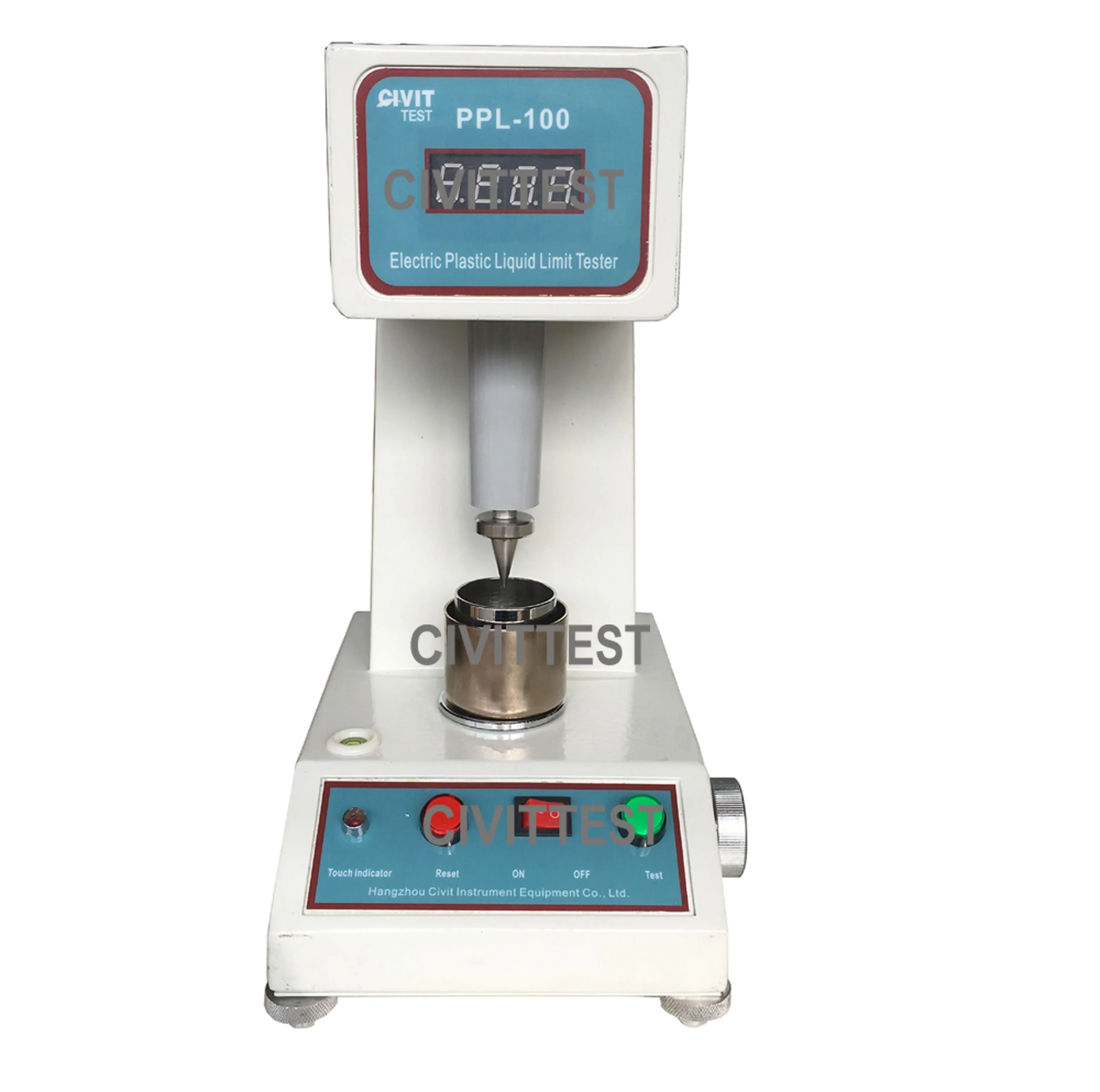 Digital Soil  Cone Penetrometer Plastic Liquid Limit Penetration Test Machine