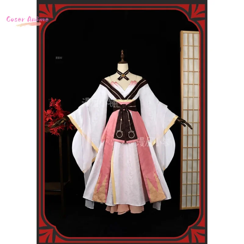 【Coser】Spirit Cosplay Costume Game DATE A LIVE Uniform Halloween Party for Women Men Carnival Props