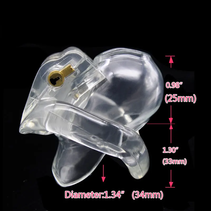 Dispositivo de Castidad masculino The Nub of HT V3, jaula pequeña de 4 anillos, anillos para pene, cinturón para pene, Juguetes sexuales para