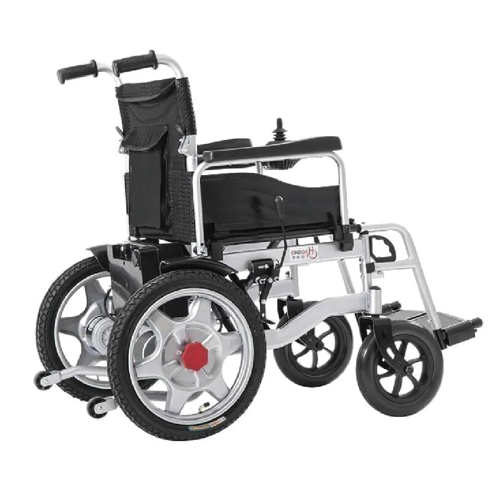 Sedia a rotelle elettrica portatile Sedia a rotelle elettrica per disabili Sedia a rotelle elettrica pieghevole per disabili