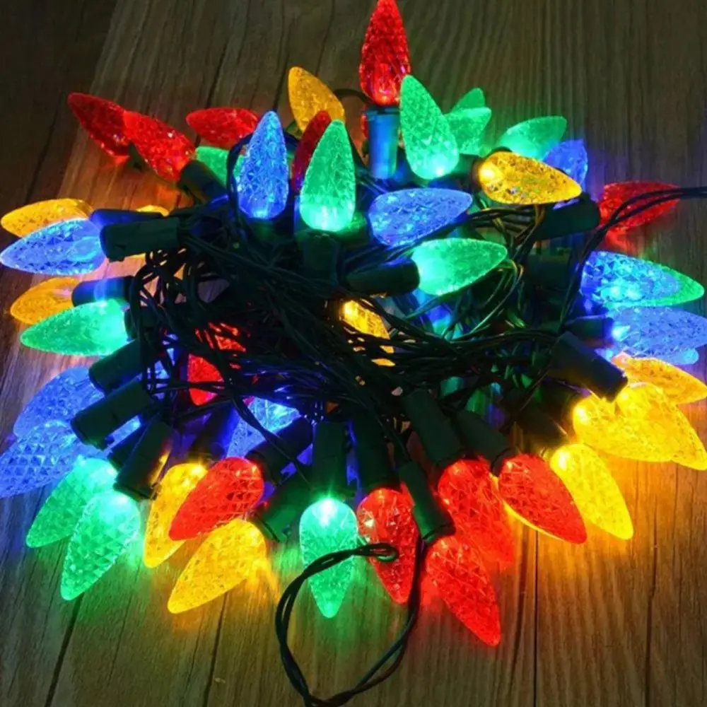

50 LED Solar Christmas Lights 100 LED 8 Modes Fairy Lights 5m Length Multi-Color Solar String Lights Outdoor Decoration