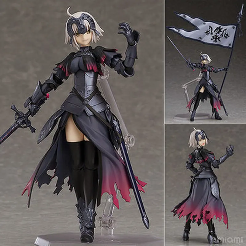 

15cm Anime Fate Grand Order Avenger Jeanne D'Arc Alter Figma 390 Cute Action Figures Pvc Doll Collection Model Toys Gifts