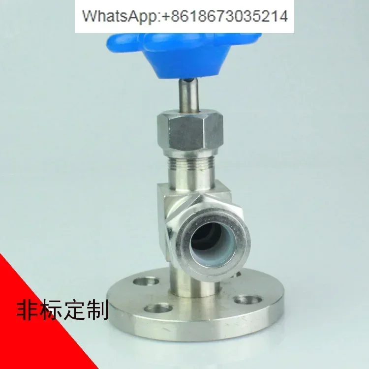 Stainless Steel Flangcock JX49W/H304/201 Stainless Steel Water Level Gauge Needle Globe Valve