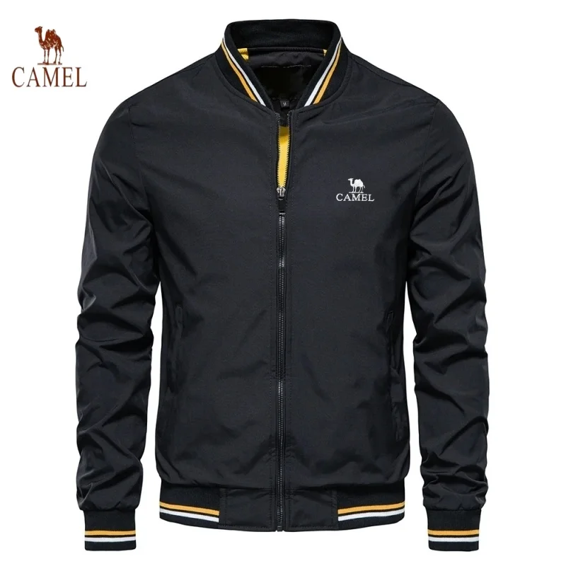 Spring and Autumn Men's Embroidered High-quality Jacket, Fashionable Baseball Jacket, Men's Casual Outdoor Sports Jacket