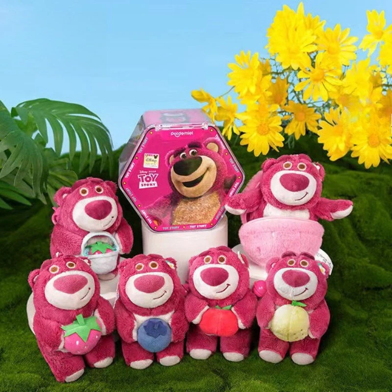 

Плюшевая кукла-подвеска Lotso из «Истории игрушек» в слепой коробке с ароматным саше, милый девчачий брелок для сумки, подарки, мини-брелок
