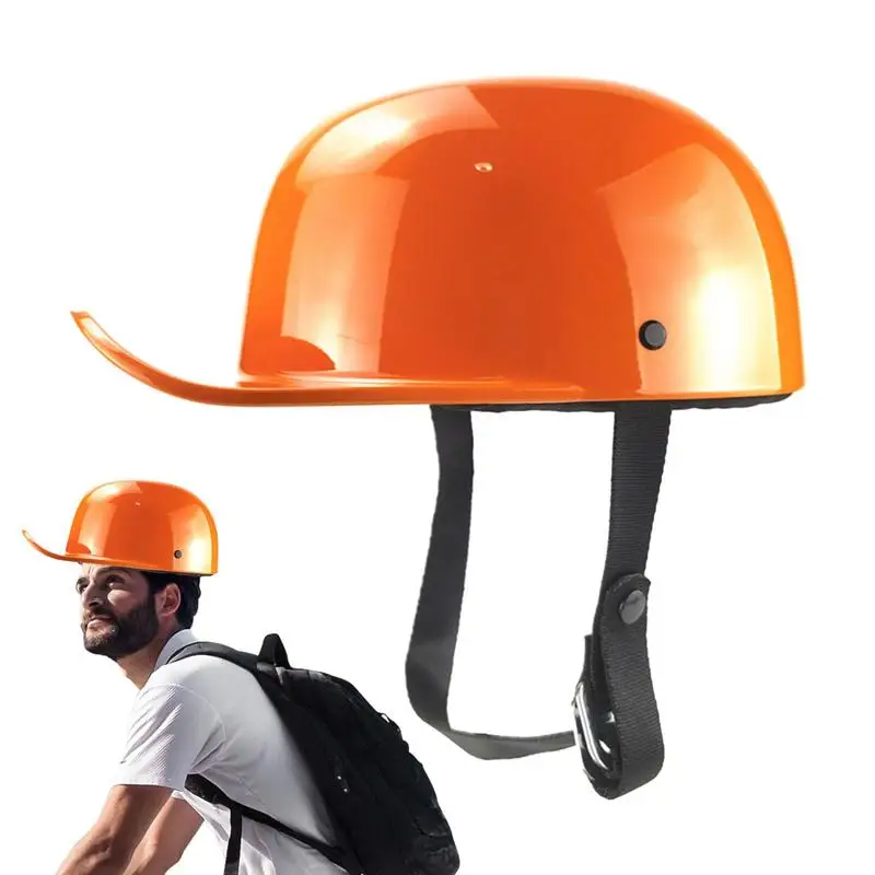 

Open Face Motorcycle Hat Retro Half Motorcycle Hat Cycling Gear Quick Release Buckle Headwear Head Protection For Men Women