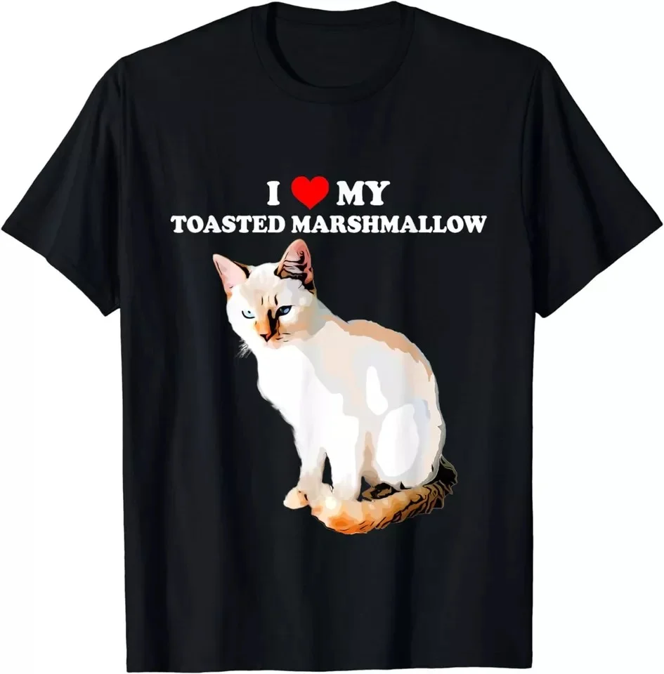 I Love My Siamese Cat Kitten Design Great Gift Idea T-Shirt S-5XL