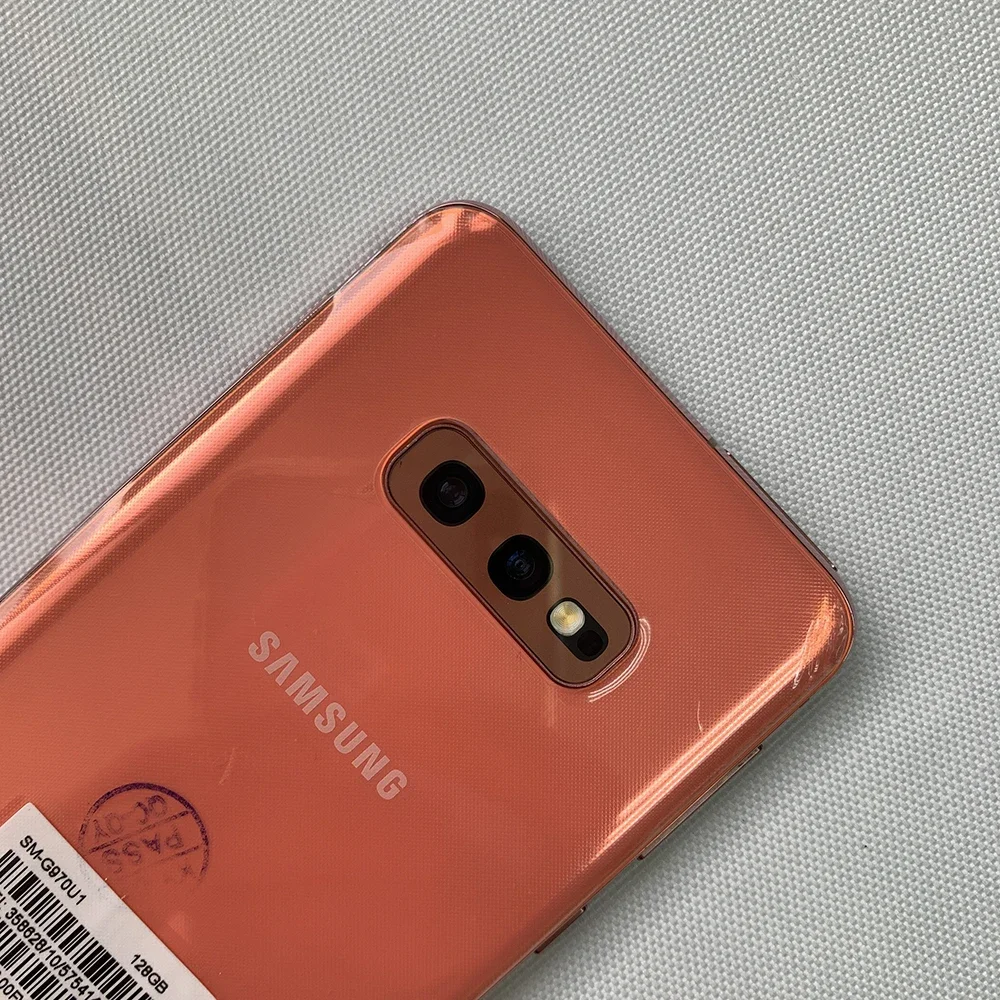 هاتف سامسونج جالاكسي S10e G970U1 G970F 4G الأصلي 5.8 "6GB RAM 128GB ROM الهاتف المحمول 12MP + 16MP + 10MP ثماني النواة الهاتف الذكي #4