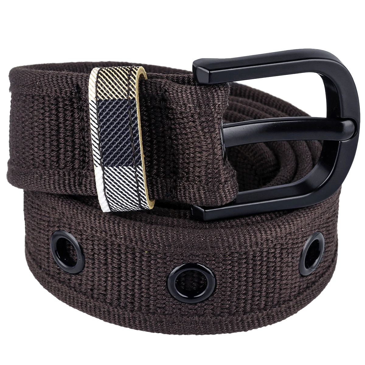 Fashion Casual Canvas Belt Braided Belts For Women Men Pin Buckle Woven Long Waist Strap For Jeans Pants