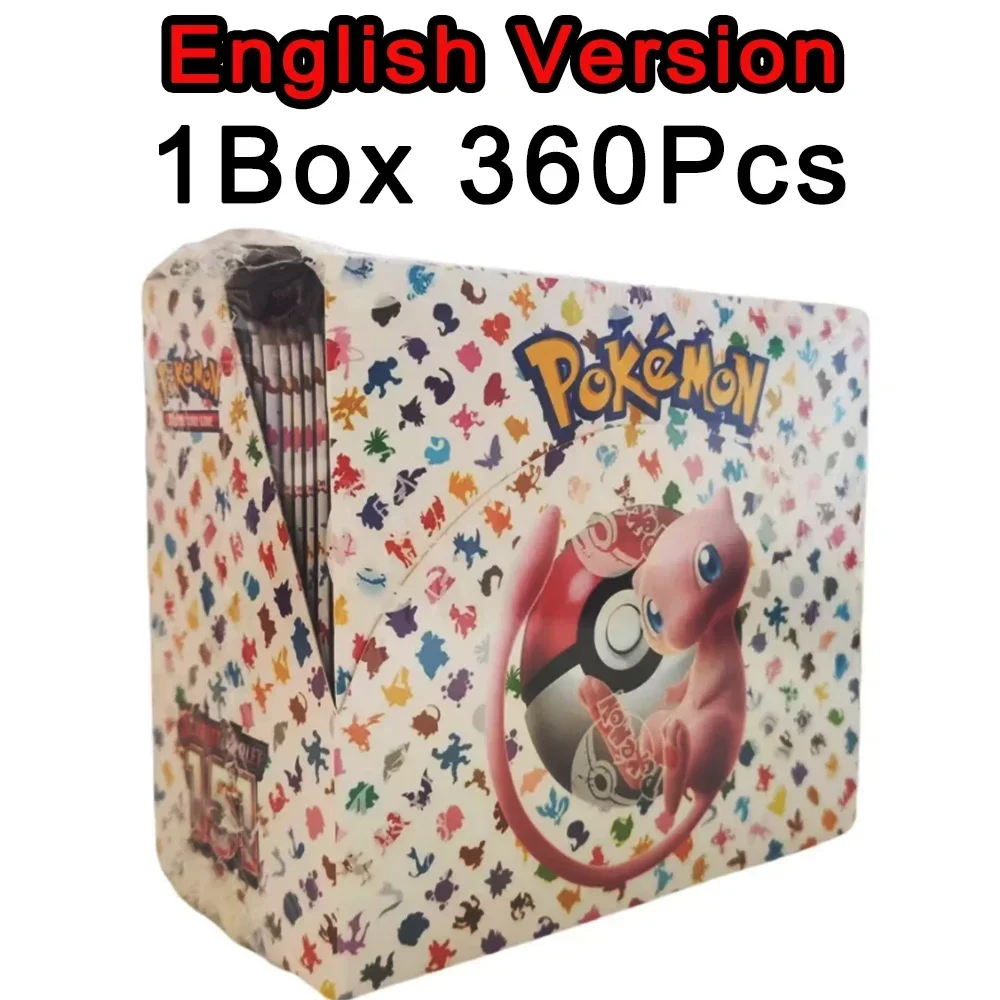 Boîte de boosters de cartes à collectionner TCG style bataille Évolutions, 360 cartes, jouet pour enfants