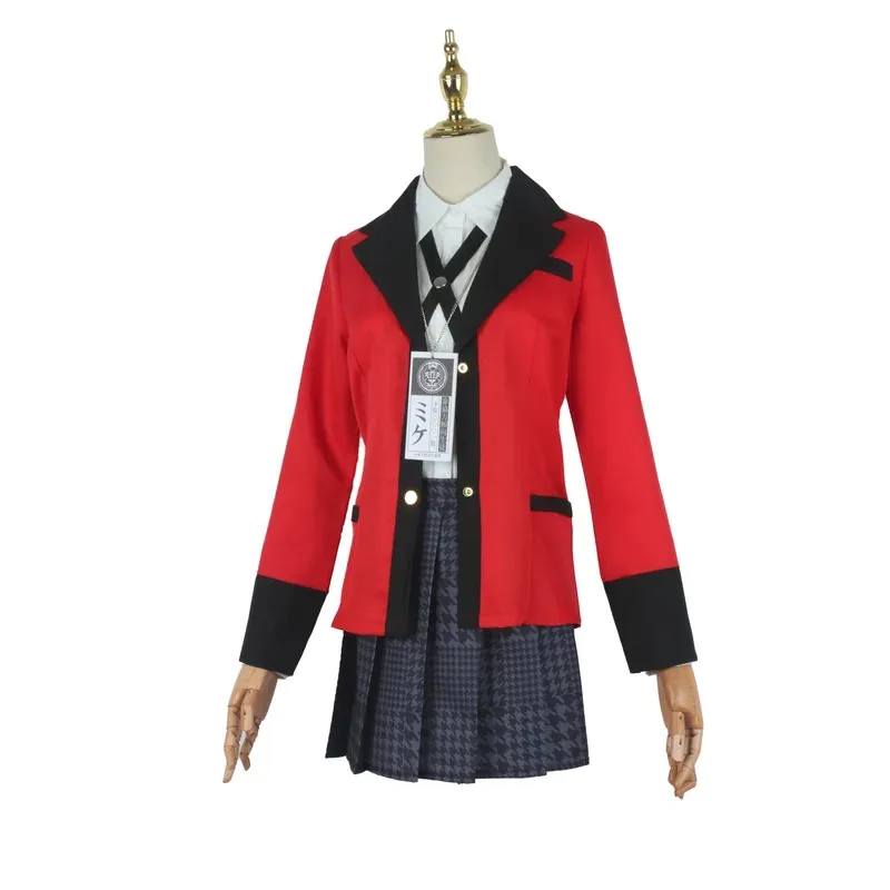 Trampa permitida Kakegurui Jabami Yumeko disfraz de Cosplay Sayaka jugador compulsivo Anime colegiala JK uniforme completo Setx;8's,6