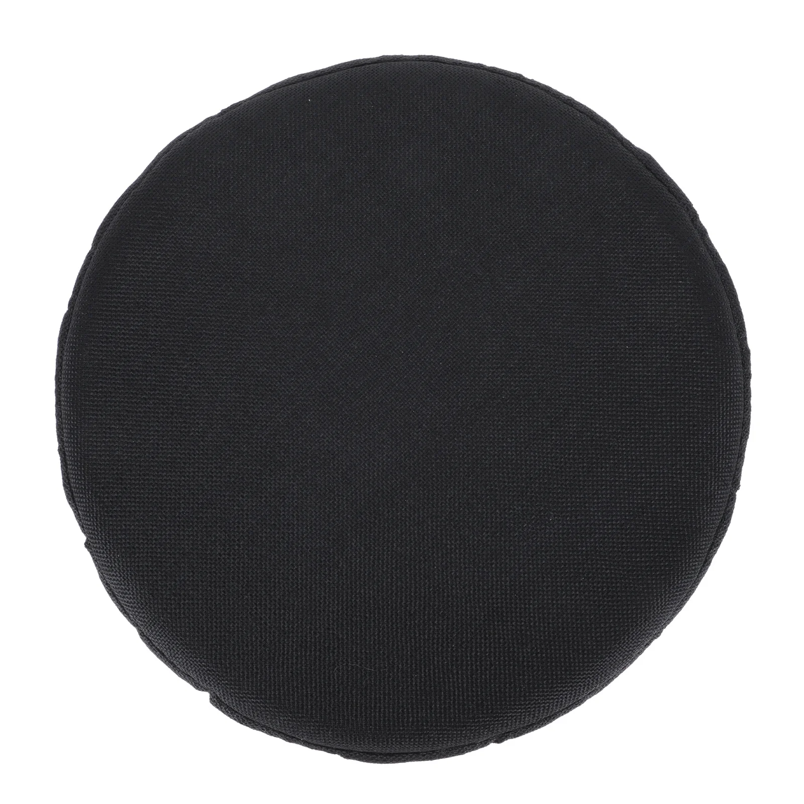 1 قطعة غطاء مقعد مستدير أسود غطاء حماية كرسي قابل للتمدد لغرفة الطعام المطبخ بار نسيج ناعم مريح مضاد للخدش