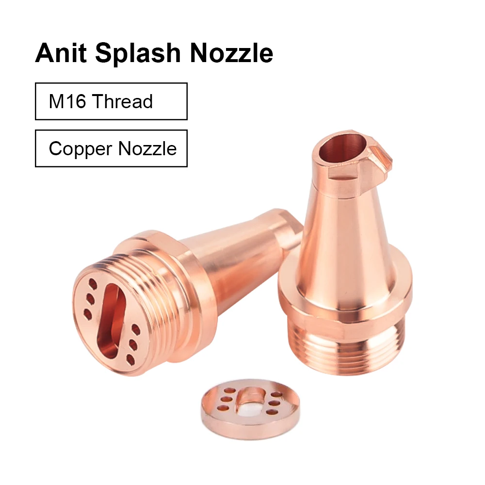 SUP Laser Welding Nozzle AS-12 BS-16 Relfar M16 Anti Splash Nozzle for SUP20T SUP21T SUP23T Handheld Laser Welding Head