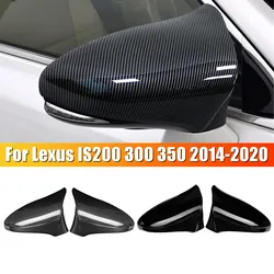 For LHD LEXUS IS ES GS LS CT RC F-Sport 2014-2020 Car Rearview Side Mirror Cover Wing Cap Exterior Door Housing Shell Trim