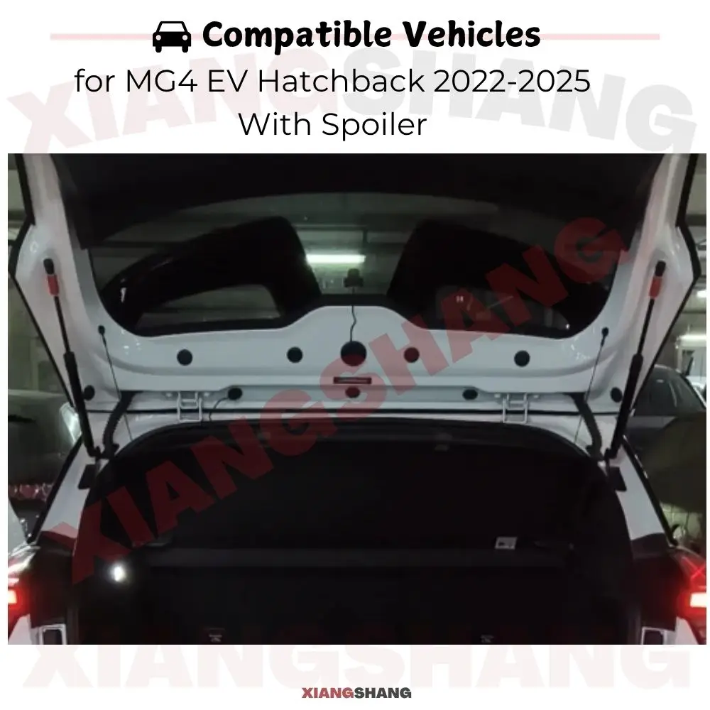 Auto Pop-Up Trunk Struts for MG4 EV Hatchback 2022-2025 With Spoiler 620N Automatic Opening Lift Support with Springs Boot Strut
