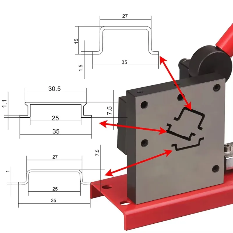 Din Rail Cutter Bench Top DRC-35 Steel Wire Duct Trunk Cutter