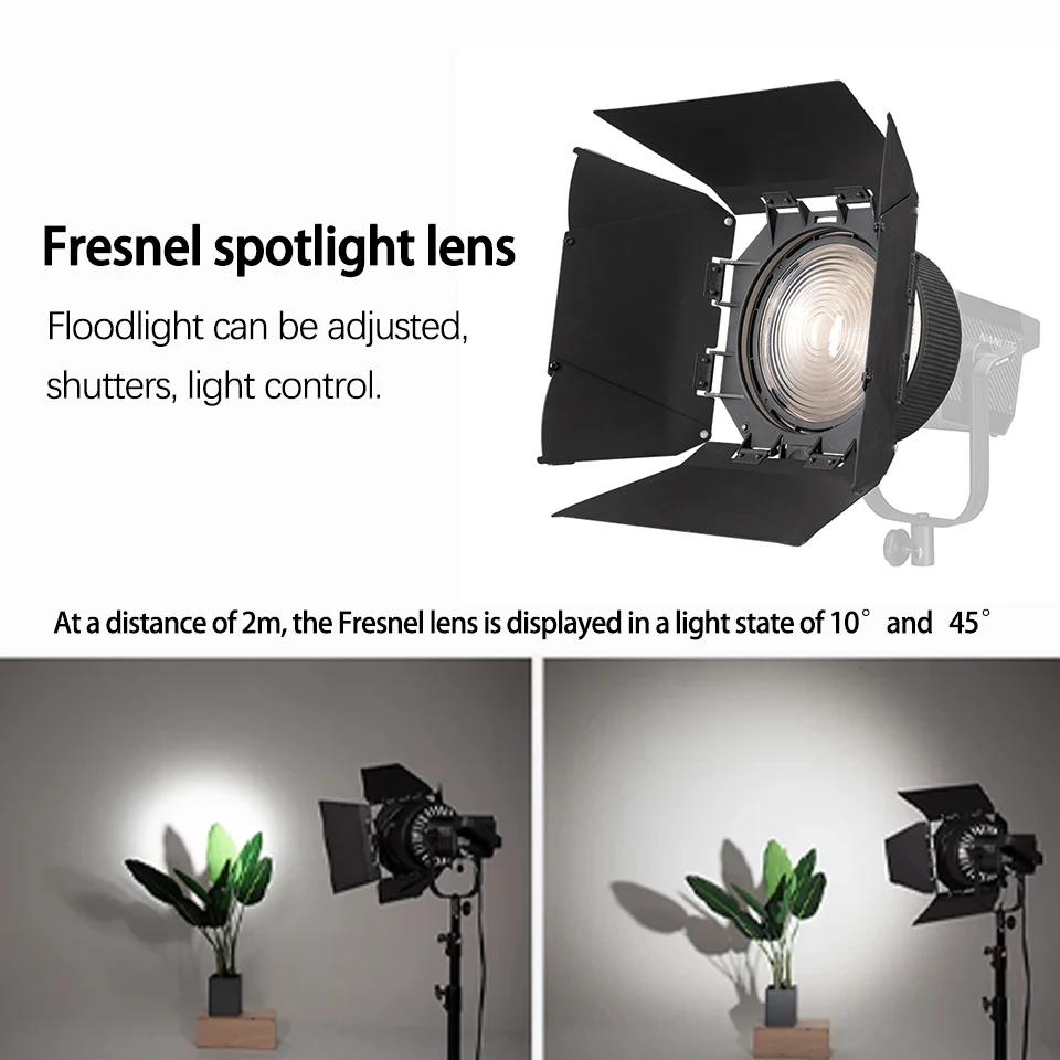 Nanlite FL-20G フレネルレンズ ボーエンズマウント写真撮影用ライト