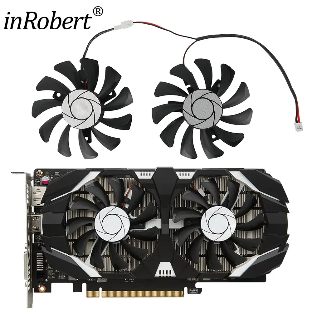 Video Karte Fan Ersatz Für MSI GTX 1050 1050 Ti 2GT OC 75MM HA8010H12F-Z GTX1050 GTX1050Ti Grafikkarte Kühlung fan