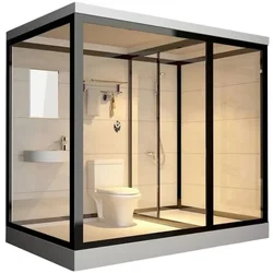 Pod integrated shower room integrated bathroom all in one prefabricated bathroom, complete with toilet and basin