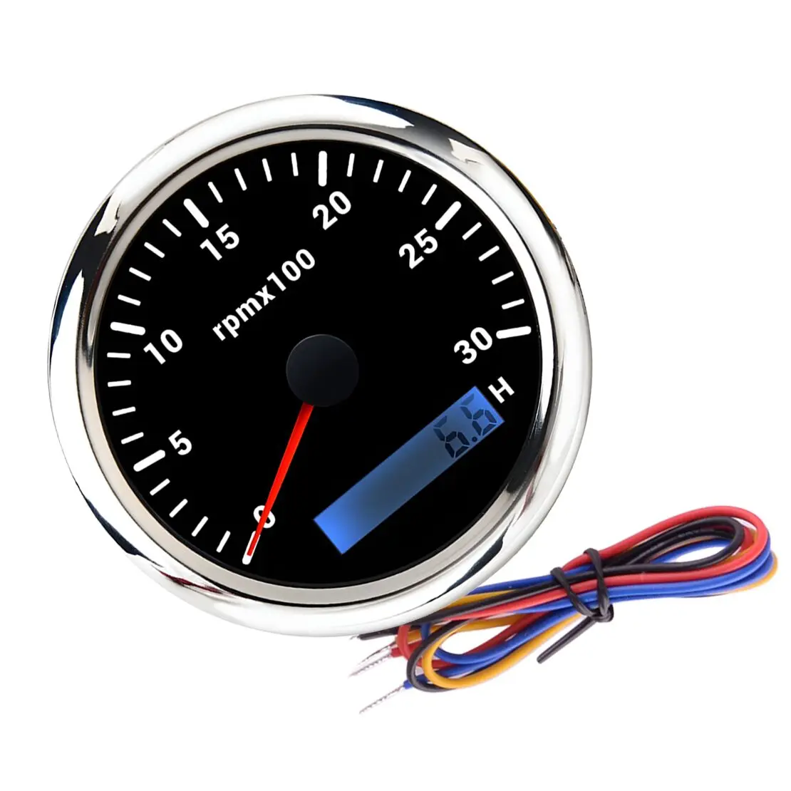 

85MM 0-3000RPM Engine Diesel Tachometer Gauge with LCD Hourmeter Fit For Car Truck Boat Tractor