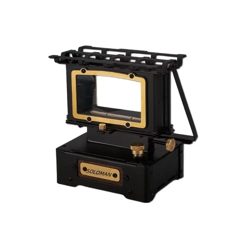 

Portable Lightweight Stainless Steel Stove Mini Metal Glazed Tea Cooker for Outdoor Camping Heating