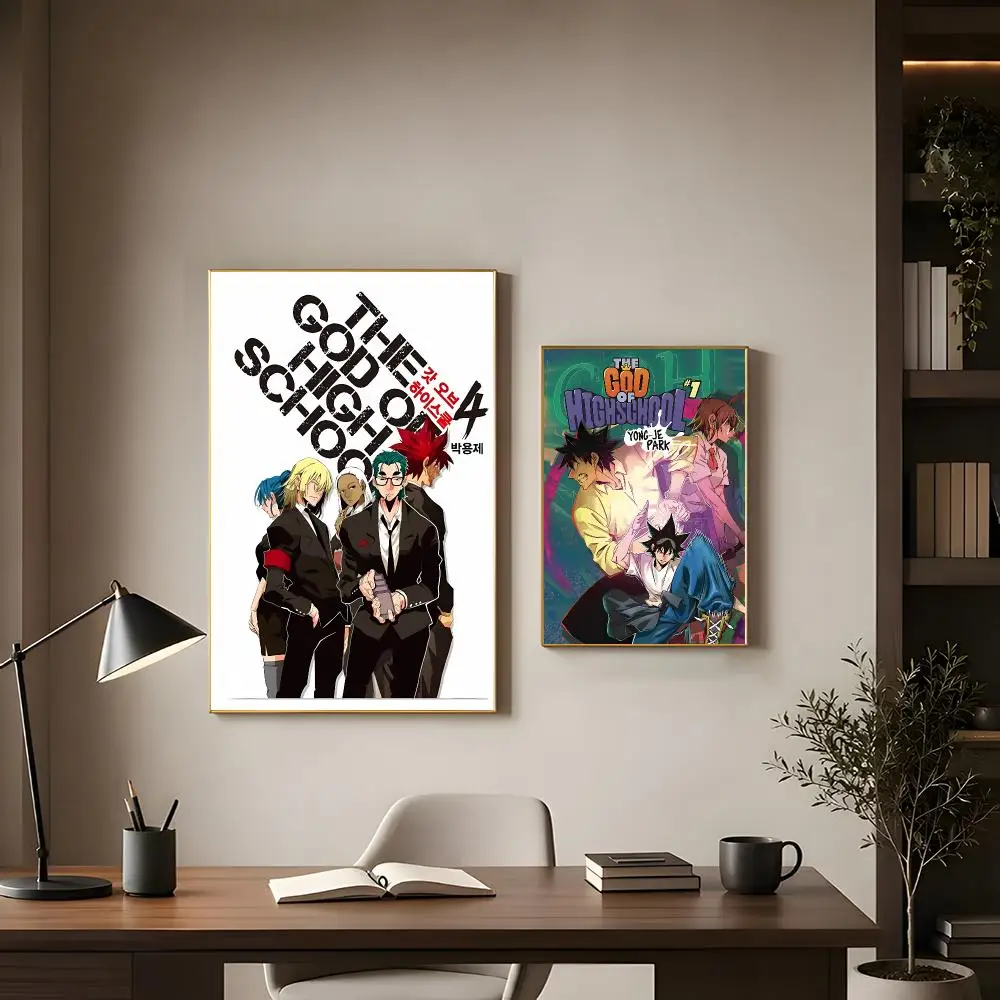 Dynamic Anime T-The God Of High School Poster Modern Interior Wall Decor & Trendy Home Highlights