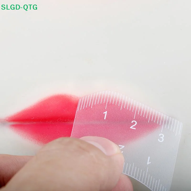 HOT！3 Pcs Lip Mapping Ruler Lip Shaping Ruler 1 Minute Fast Drawing Design Lip Easy Tool Microblading Permanent Makeup Stencils