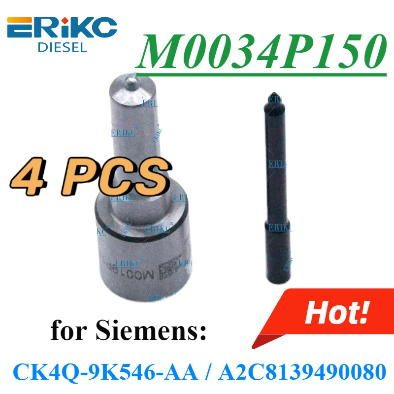 4PC M0034P150 New Diesel Fuel Injector Nozzle m0034p150 For Siemens CK4Q-9K546-AA A2C8139490080 Injection