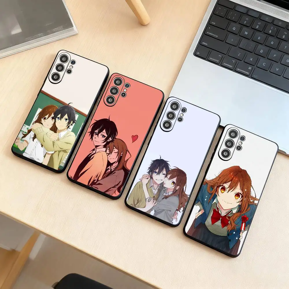 H-Horimiya  Hori Kyoko  Phone Case Black Silicone Soft For Samsung S25,S24,S21,S22,S23,S30,Ultra,S20,Plus,Fe,Lite Gift