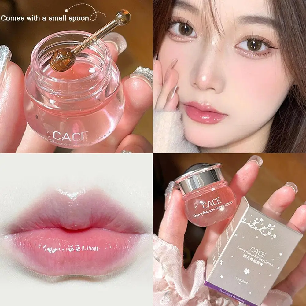 New Honey Blossom Lip Balm Waterproof Long-lasting Moisturizing Lipstick Anti-drying Hydration Lips Care Cosmetic