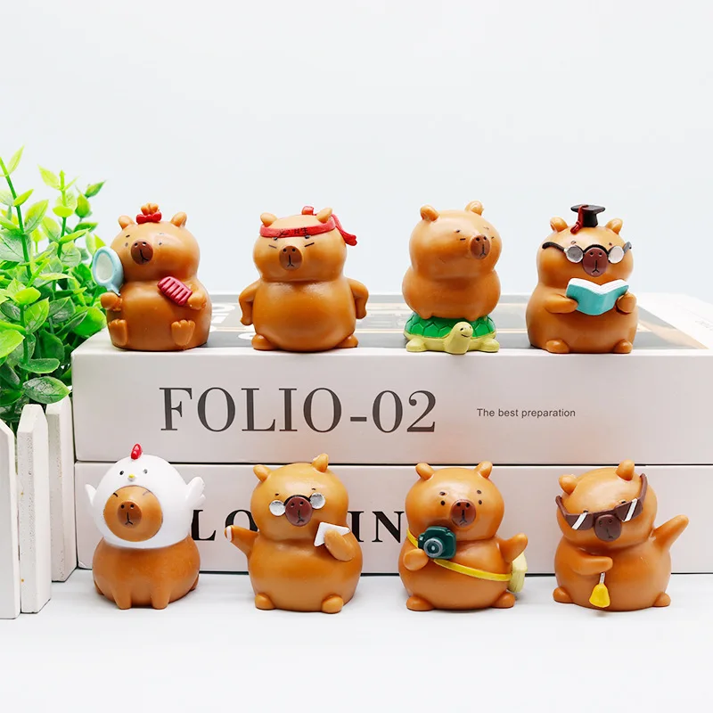 

Kapibara cute cute pet tide play blind box cartoon doll figure children's toy birthday gift tabletop ornament