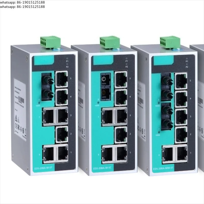 Factory Direct  2026  EDS-208 EDS208A 208A-MM-SC 8-port unmanaged Ethernet switch