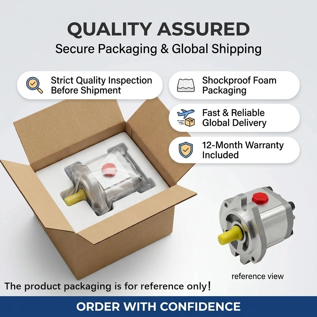 CLB Series Hydraulic Gear Pump for AGT H12 Mini Excavators PGP5106G3LP 9-Tooth Spline Shaft NEW