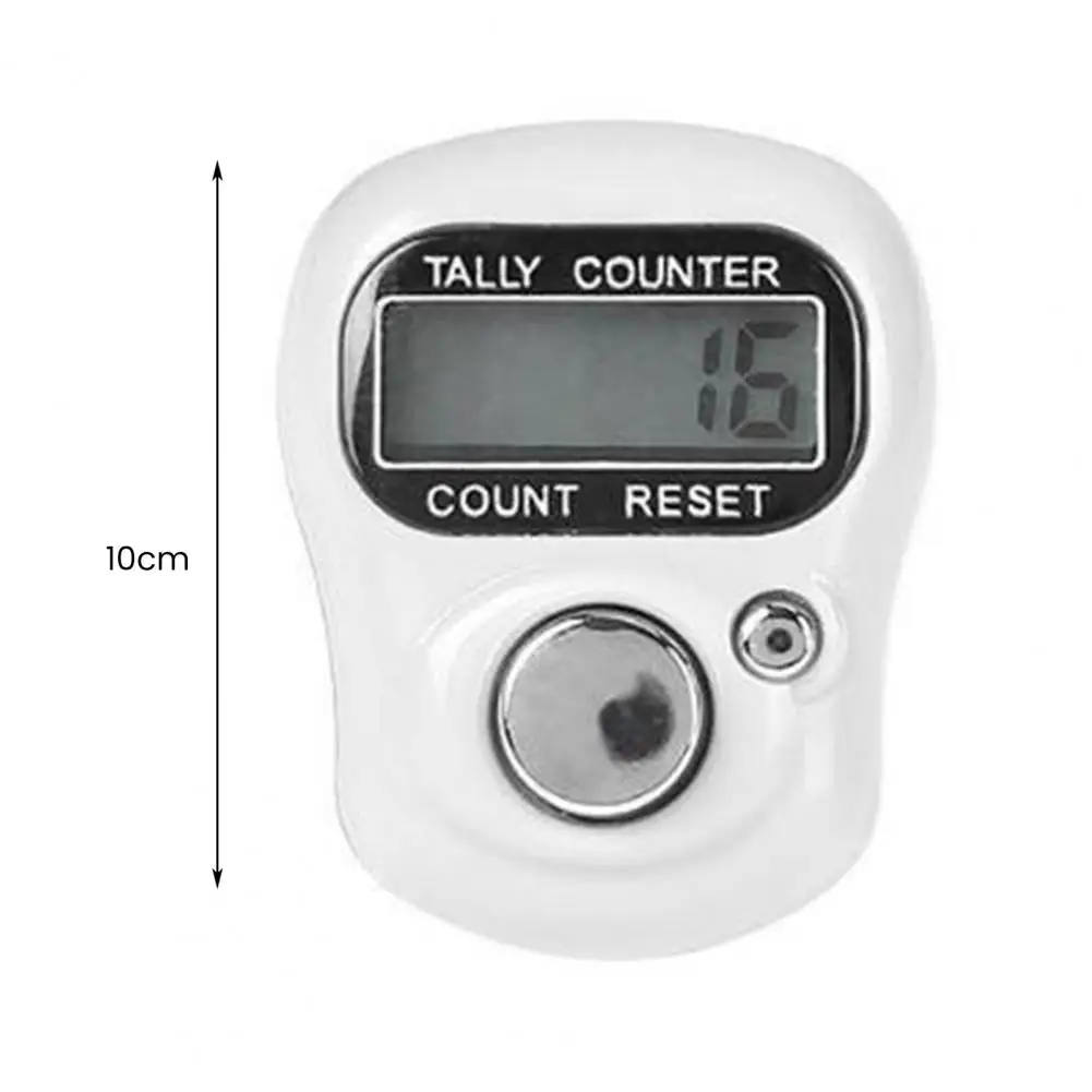 Mechanically Jumping Counter Counter with Quick Response Compact Led Finger Ring Counter for Quick Easy Tallying Adjustable