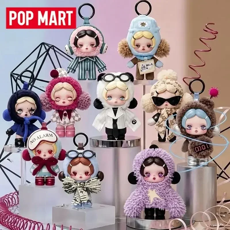 POP MART SKULLPANDA Off Mode Serie Plüschpuppe Blindbox Überraschungstüte Original Spielzeugpuppe Süße Anime-Figur Ornamente Geschenk