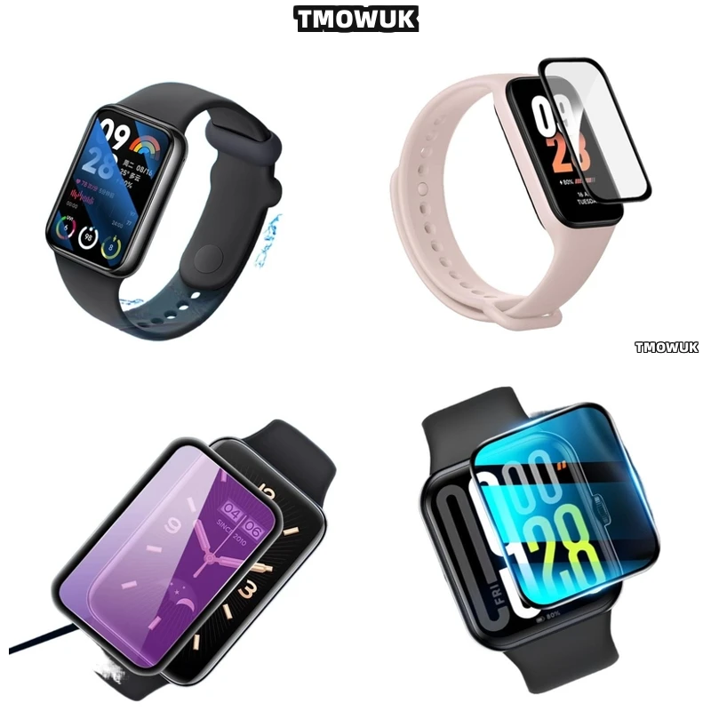 

For Xiaomi Band 4 5 6 7 8 9 10 Pro, Anti-Static PMMA Film, Prevents Dust Accumulation