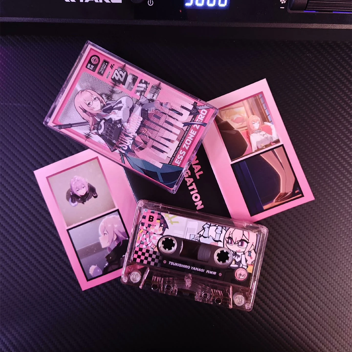 Game Zenless Zone Zero Tsukishiro Yanagi Music Tape Best OST Collection Album Cassettes Cosplay Walkman Recorder Soundtracks Box