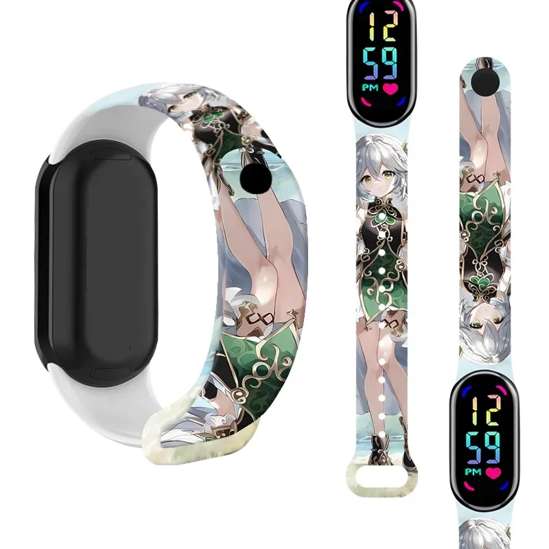 Pokemon Anime Original God Rock Jonglei Ray Yaekko Childrens Bracelet Watch LED Touch Waterproof Clock Sports Christmas Gifts