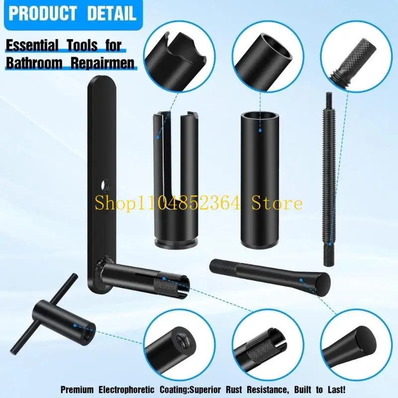 

Набор инструментов для снятия экстрактора стального душевого картриджа 652F для смесителя 1200,1222,1225S