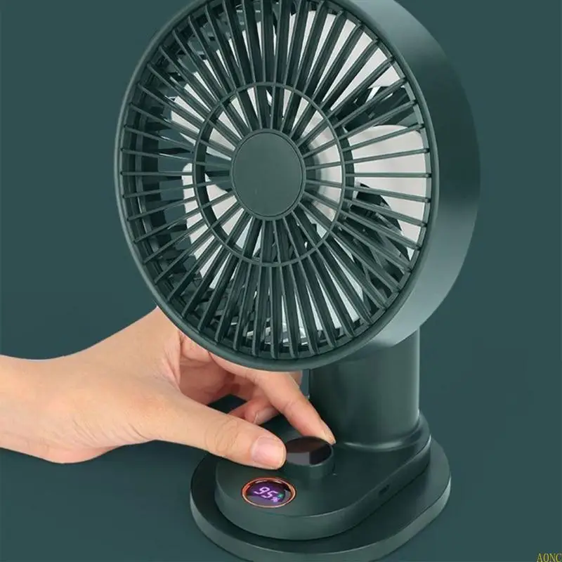A0NC Fan ABS Texture Clip Fan Lightweight Fan Perfect Gift for Adult Children