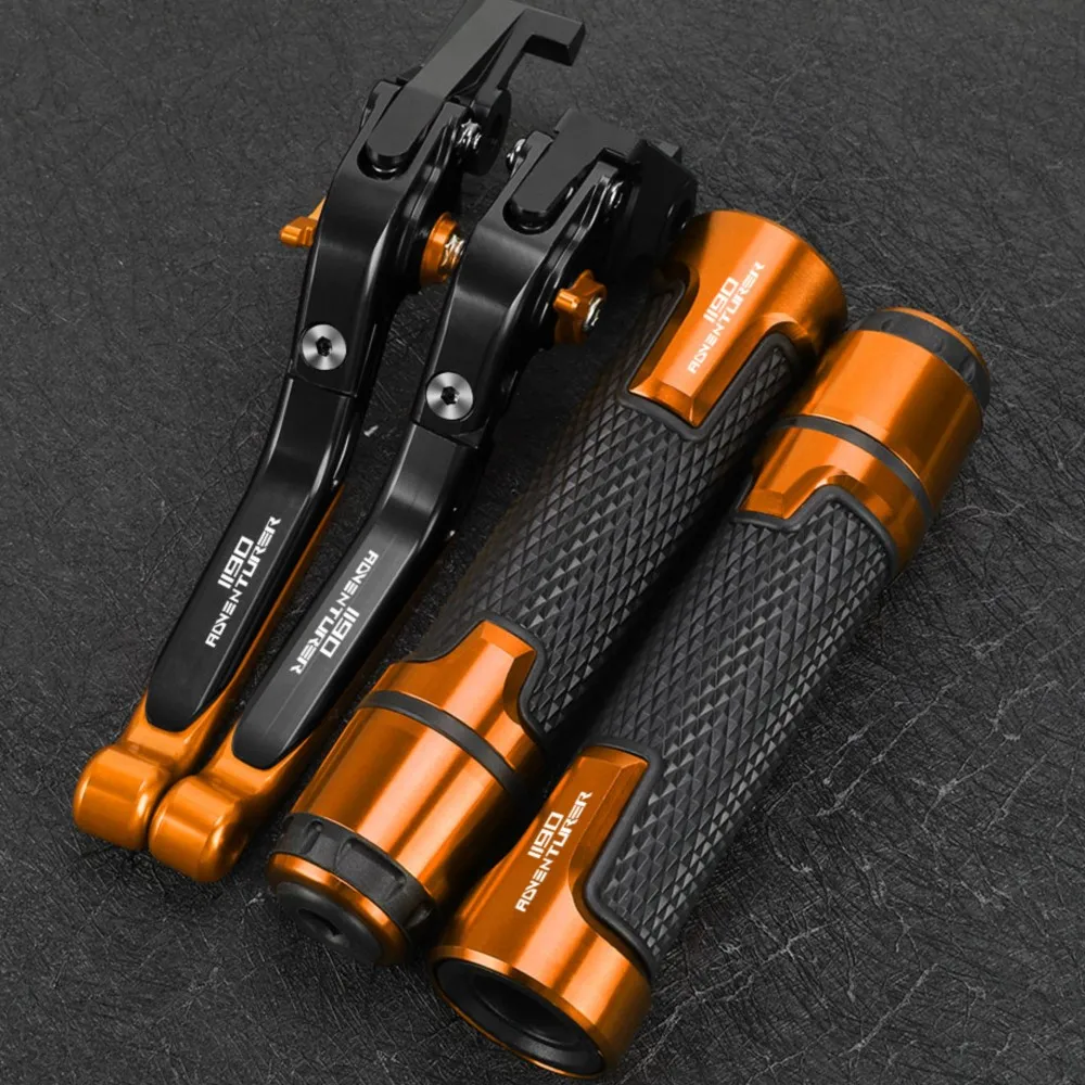 

Motorcycle Accessories FOR 1190 Adventure R 2013 2014 2015 2016 Brake Clutch Levers Handlebar Grip Handles bar Hand Grips