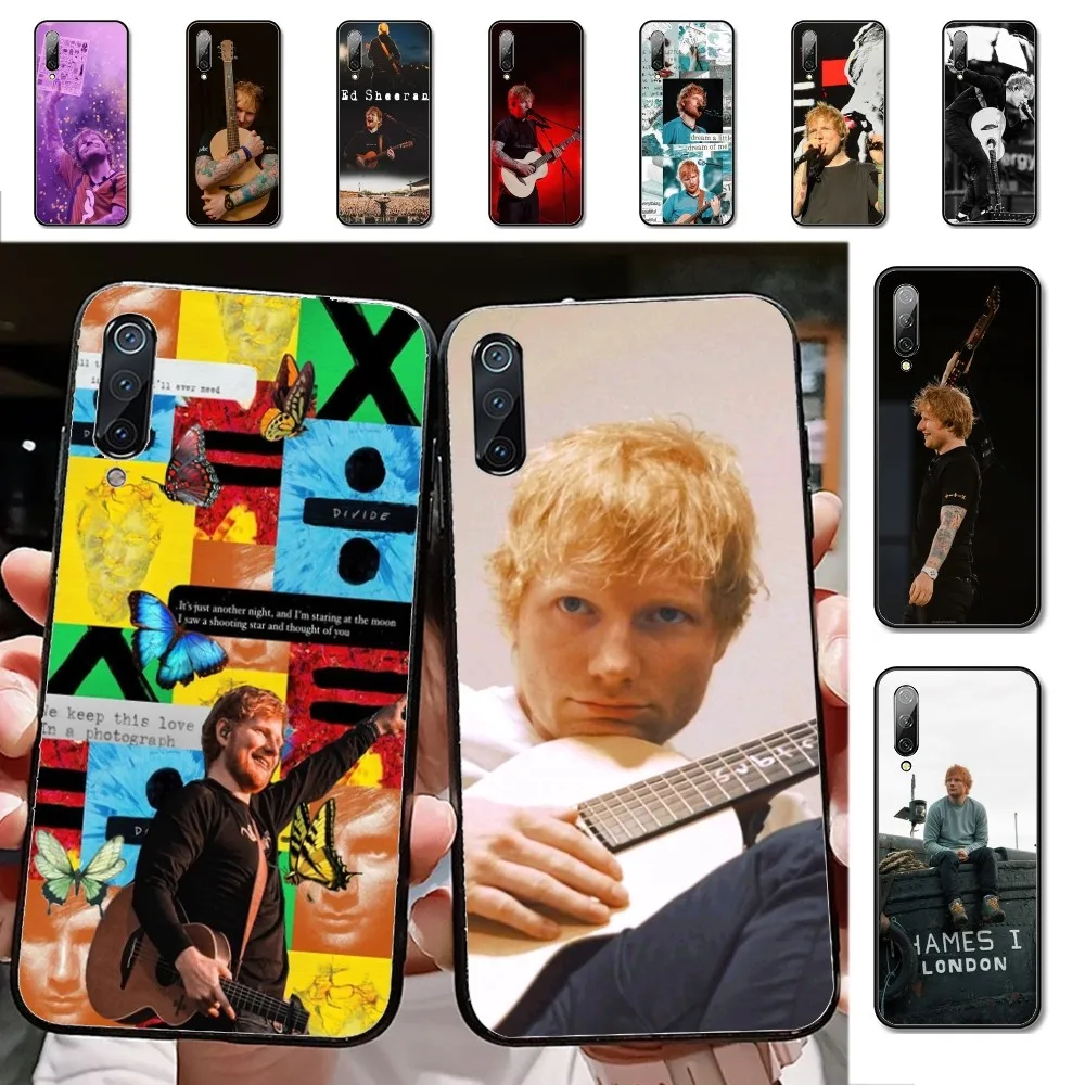 E-Ed Sheeran UK Singer Phone Case For Xiaomi Mi 5X 8 9 10 11 12 lite pro 10T PocoX3pro PocoM3 Note 10 pro lite