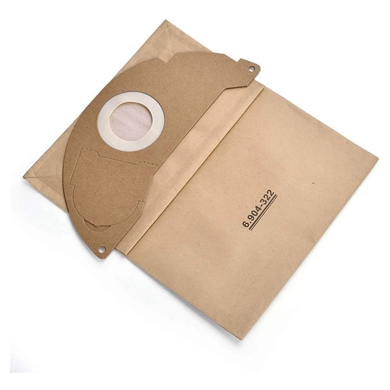 24PCS Vacuum Cleaner 6.904-322.0 Paper Filter Bags Vacuum Cleaner Bags For Karcher WD2 MV2