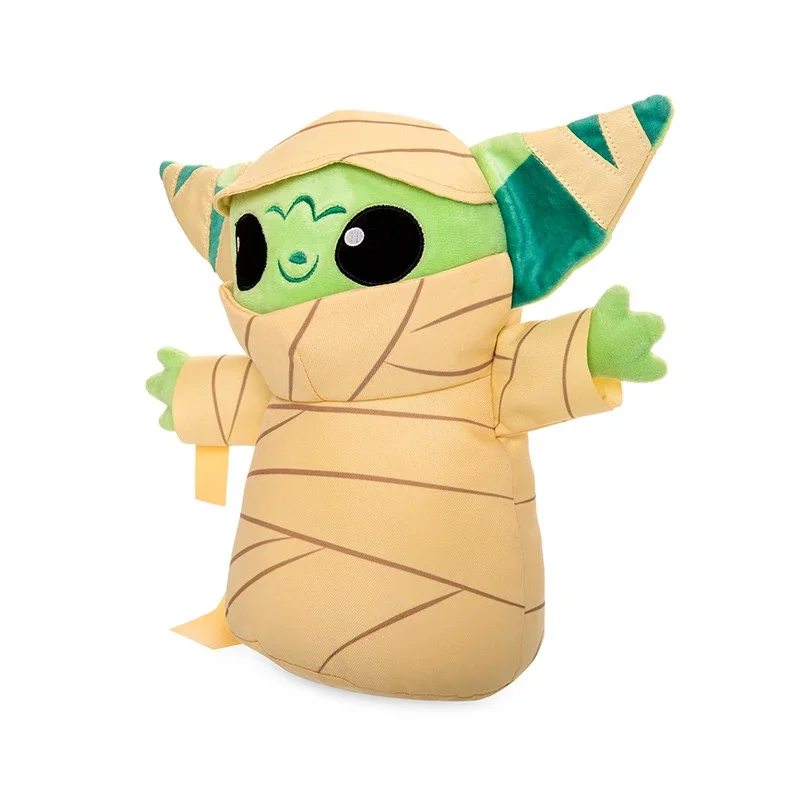 30cm Disney Baby Yoda Bandage Plush Toys Halloween Plushies Cute Cartoon Soft Stuffed Doll Children Brithday Christmas Gifts