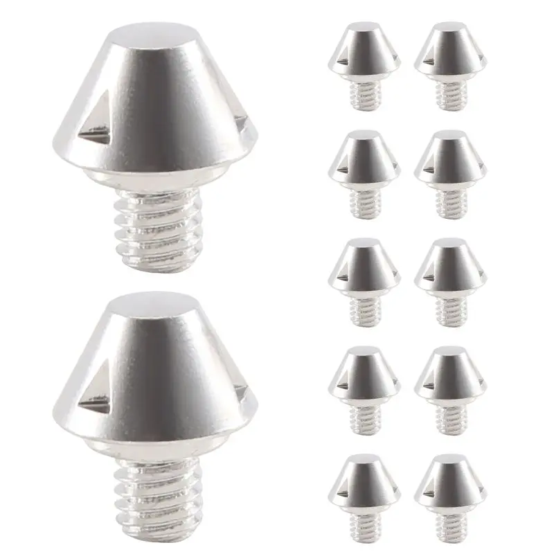 AT33 12 PCS Football Shoe SG Replacement Spikes M6 Football Shoe Studs Spikes for Football Shoe 8mm