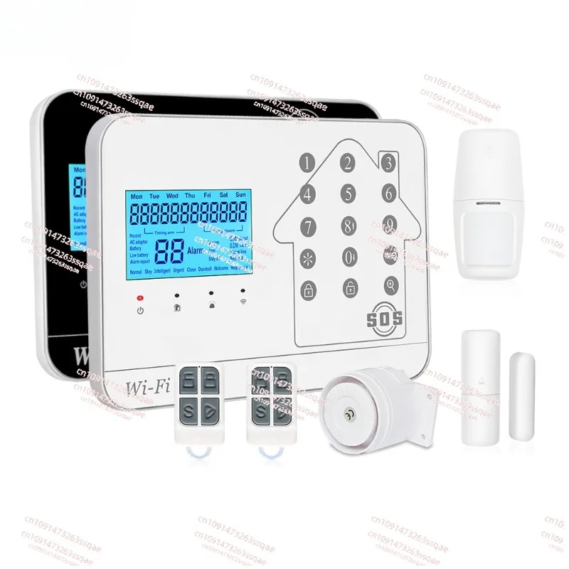 

WIFI + GSM + PSTN тройная сеть противоугонная сигнализация WIFI сигнализация Управление через приложение