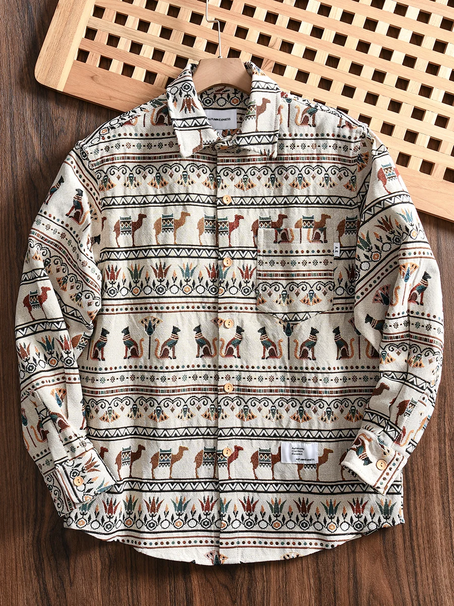 Thickened Collared Men's Shir - đánh giá và giá Urban Ethnic Fashion